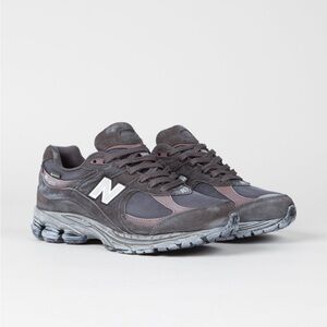 Womens New Balance 2002R Gore Tex Shoes Magnet Mood Indigo Sneaker Viral Running
